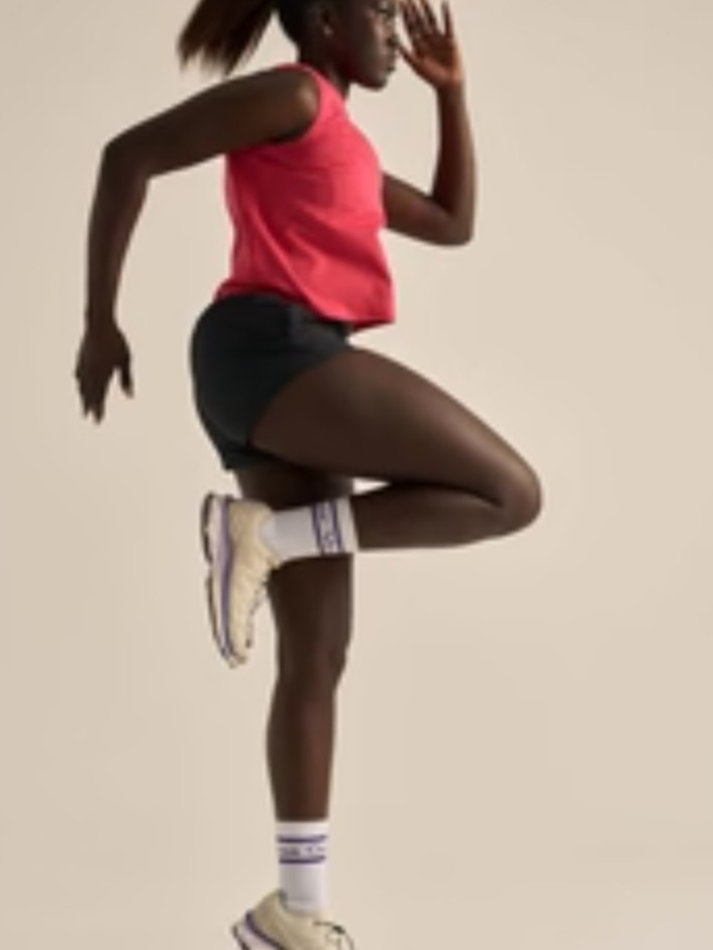 Outdoor Voices Thinkfast Mesh Cropped Muscle Tank